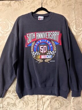 Champion Black NASCAR 50th Anniversary Crewneck Sweatshirt